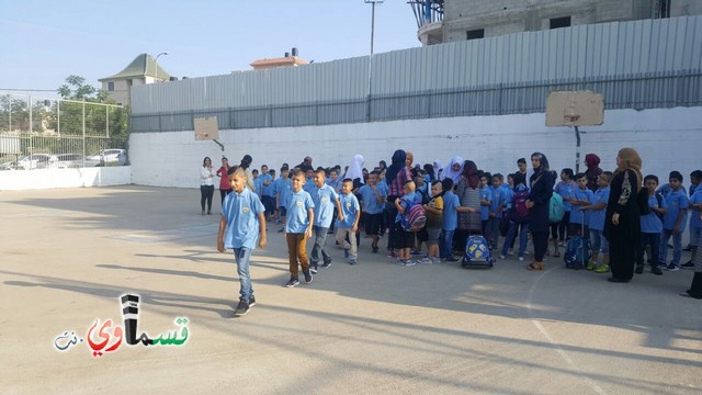  كفرقاسم- فيديو: البداية الصحيحة هي عنوان النجاح .. مدرسه جنة ابن رشد تستقبل طلابها بمراحل مدروسة وتودع حجاجها